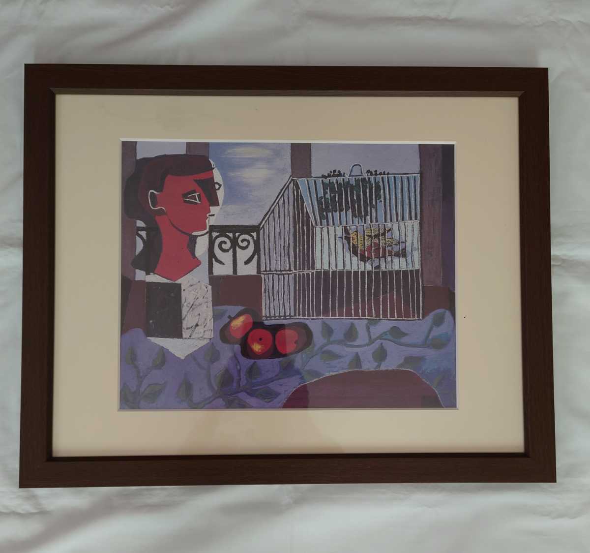 Yahoo!オークション - パブロピカソ 鳥籠 額入 80.6×99.5 レプリカ 大