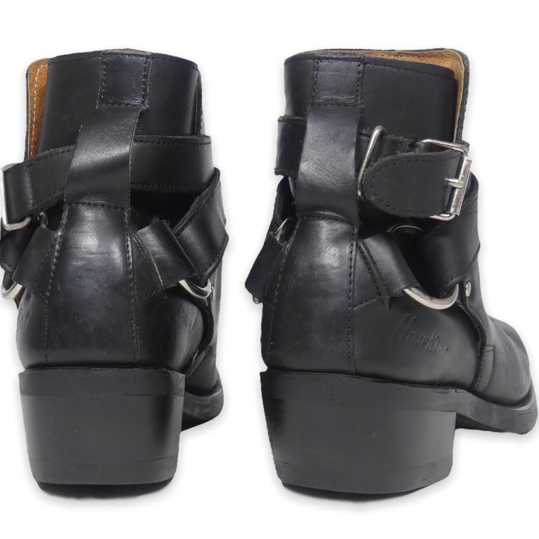 即決 HAWKINS 26cm レザーリングブーツ ホーキンス メンズ 黒