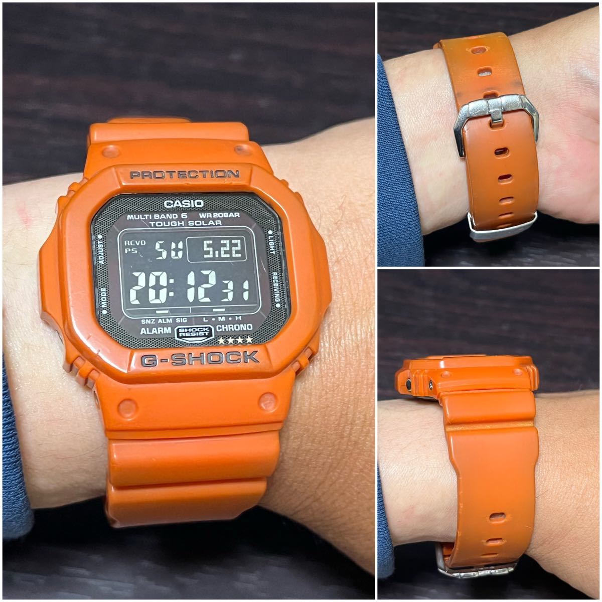 CASIO G-SHOCK GW-M5610 レスキューオレンジ シリーズ ソーラー電波