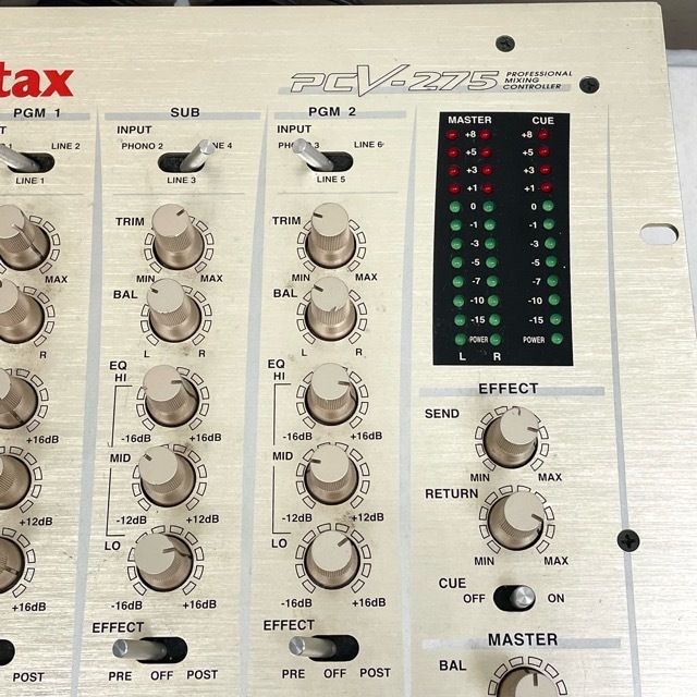 Yahoo!オークション - Vestax ベスタクス DJミキサー PCV-275 mixer DJ