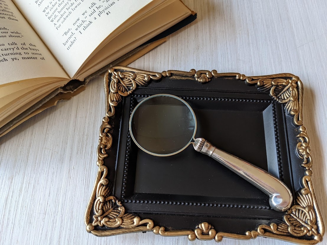 アンティーク 虫眼鏡 1908年 シルバー ホールマーク イギリス ルーペ