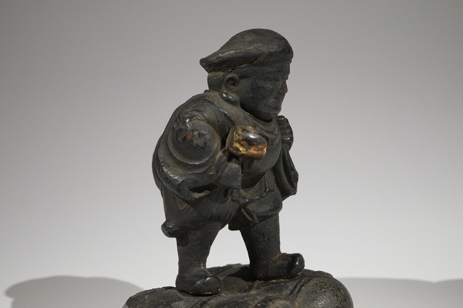 Yahoo!オークション - 木彫 走り大黒天 立像 （江戸時代）