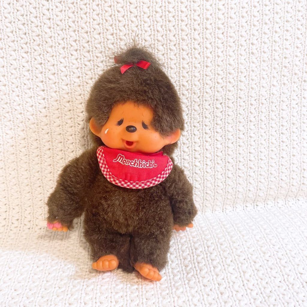 Monchhichi 昭和レトロ 泣き顔 女の子 ぬいぐるみ モンチッチ