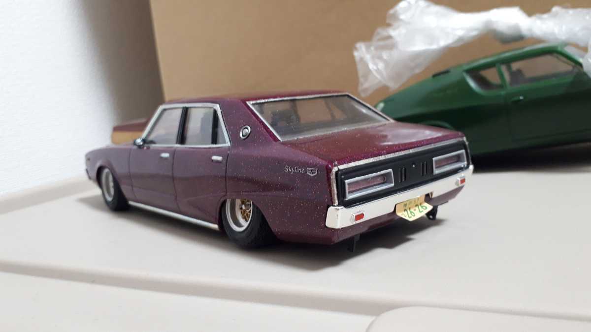 Yahoo!オークション - アオシマ 1/24 日産 スカイライン 4ドア 2000GT-