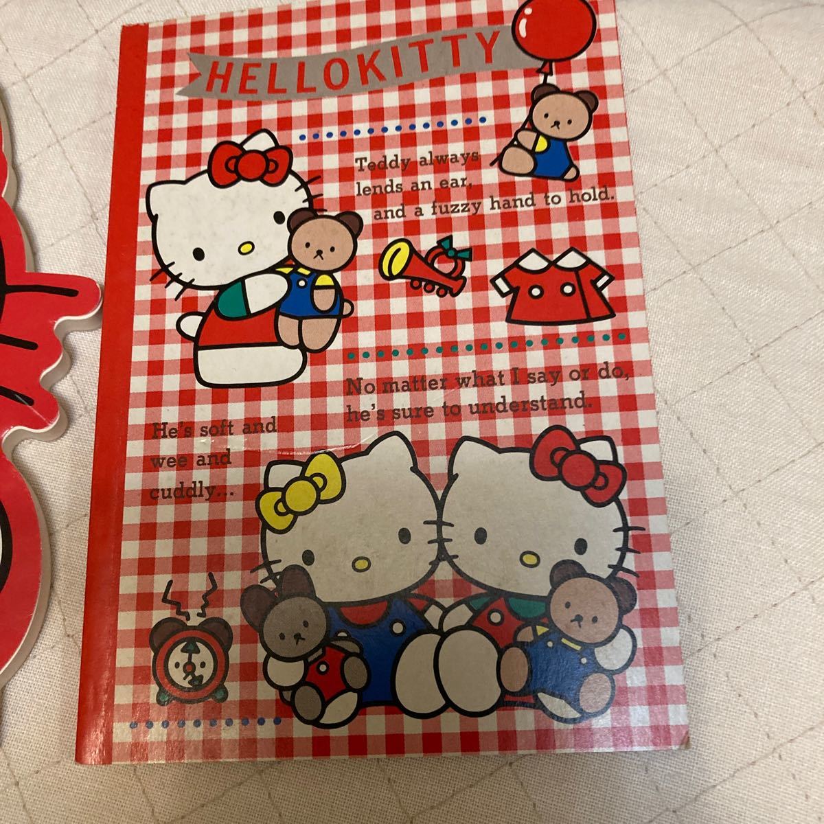 サンリオ ハローキティ 1990 ミニノート 2008 キティ型メモ メモ帳