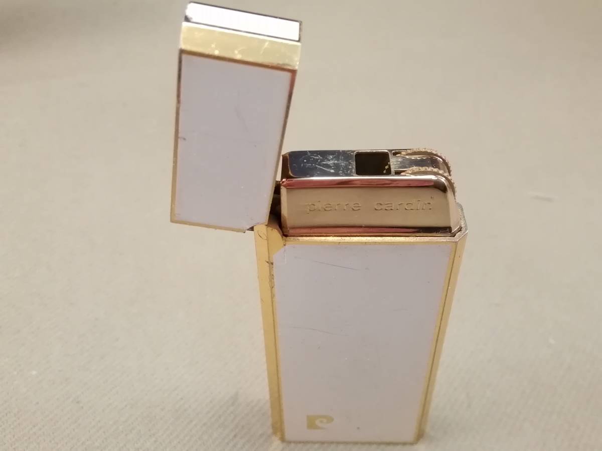ピエールカルダンライター・白／金・完動品｜Yahoo!フリマ（旧PayPay