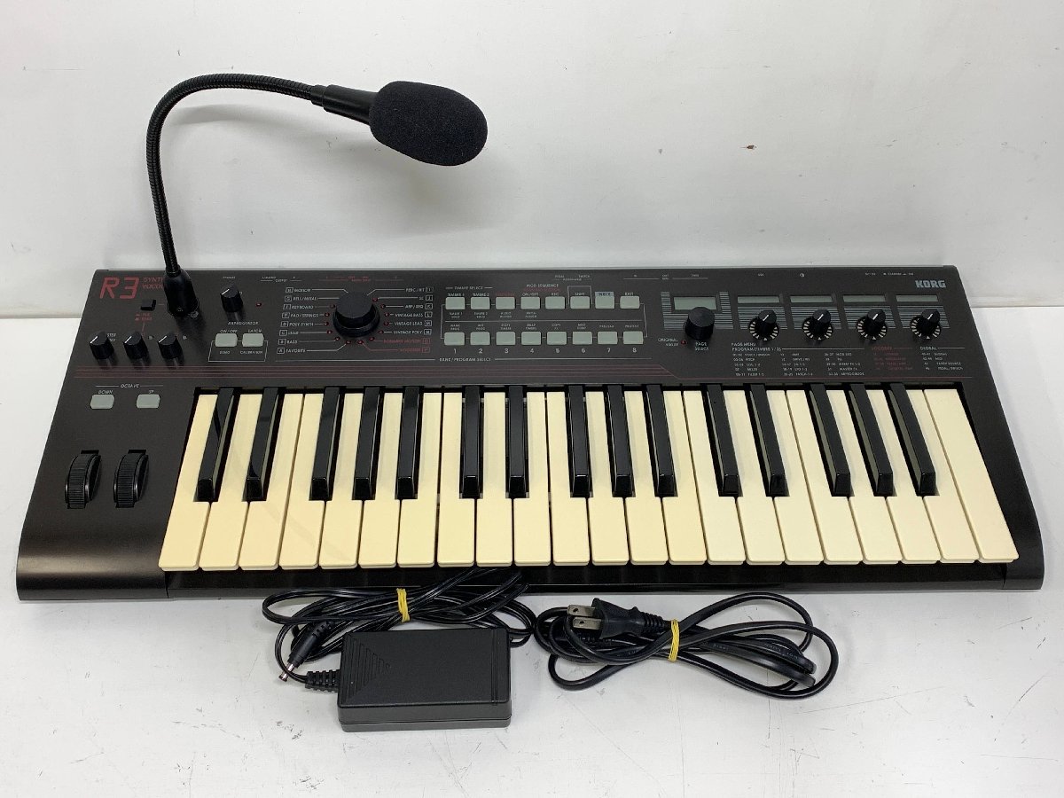Yahoo!オークション - KORG R3＜動作確認済み＞ACアダプター・マイク付