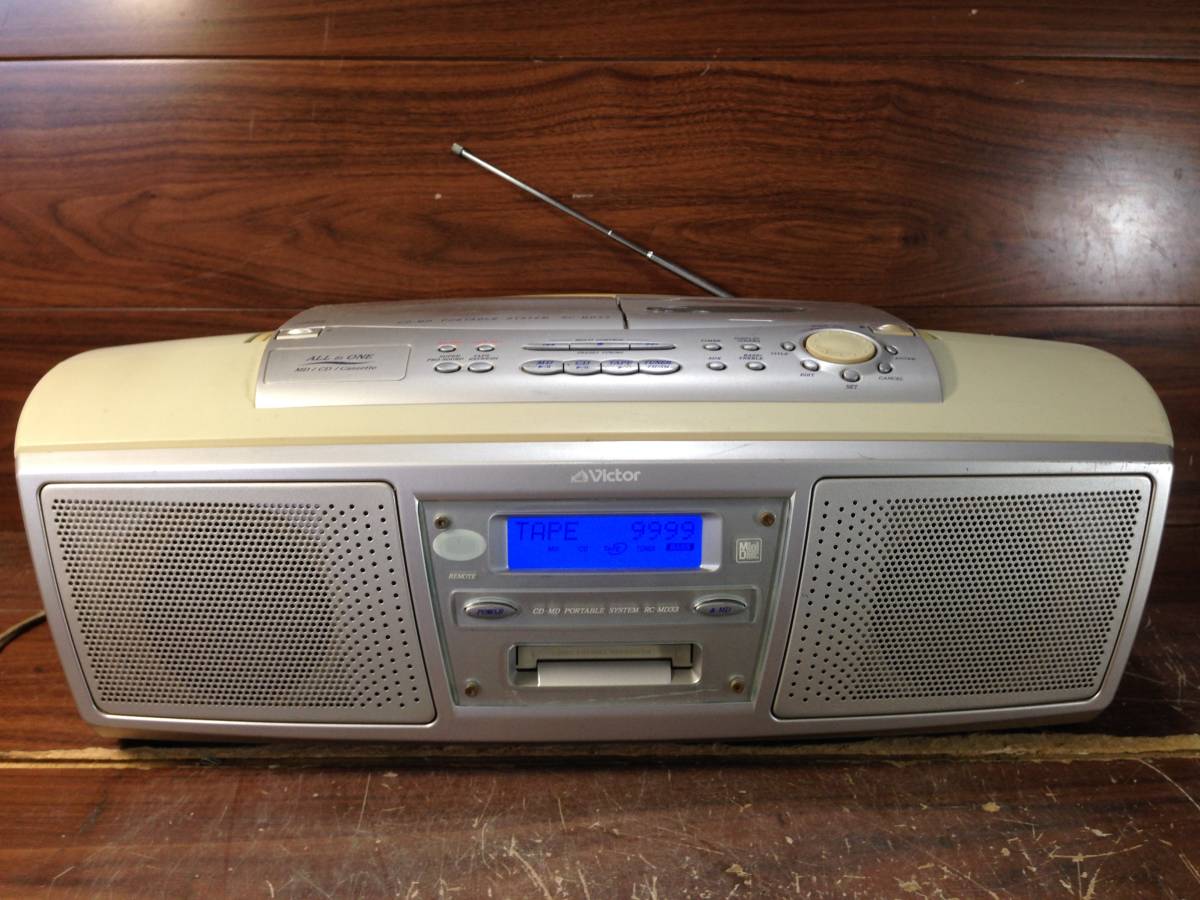 Yahoo!オークション - Jラ903 Victor ビクターCDラジカセ RC-MD33-C