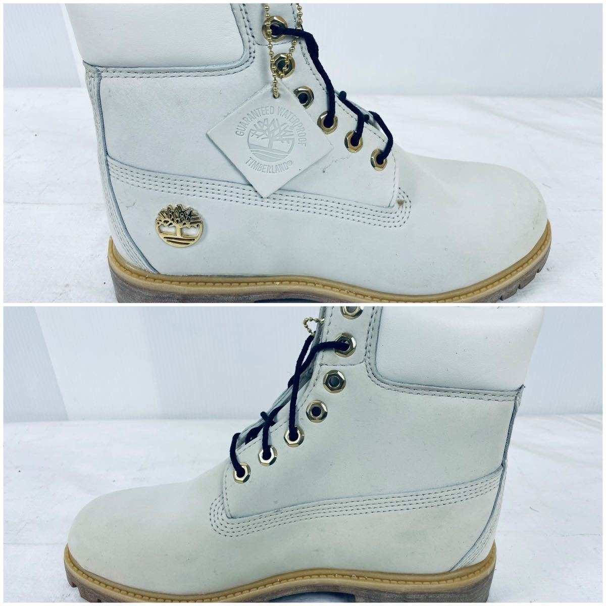 新品未使用】ホワイト ティンバーランド Timberland メンズ ブーツ 6