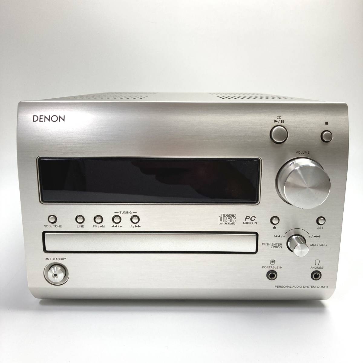 動作確認済み 送料無料 DENON D-MX11 CDレシーバー ラピシア リモコン