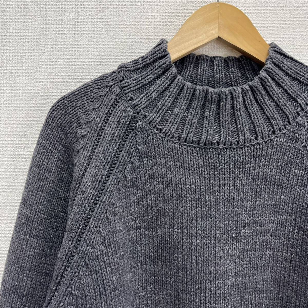 TENDERLOIN テンダーロイン モックネックセーター グレーMサイズ