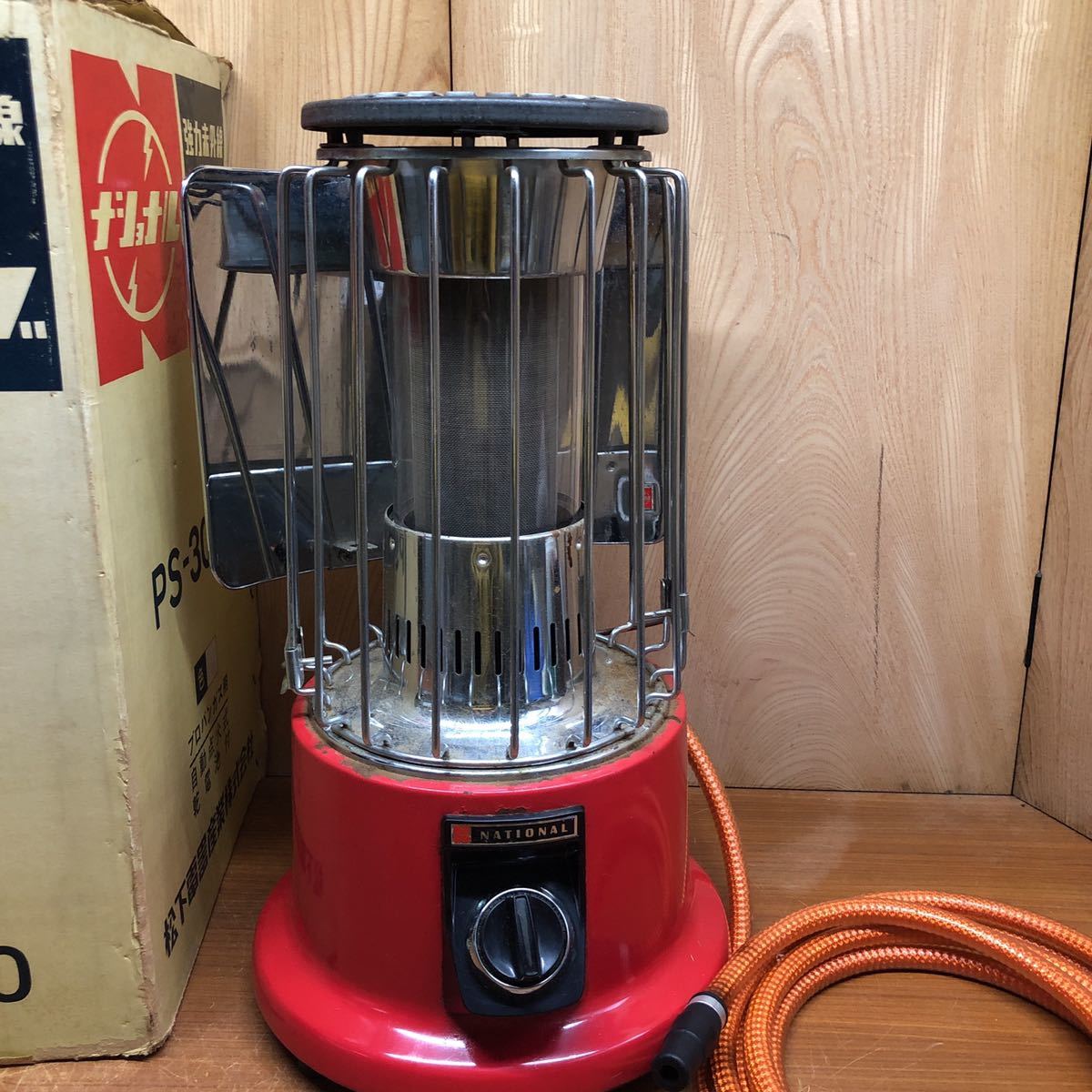 NATIONAL ストーブ PS-3000 赤 大幅値下げしました 希少 美品 当時物