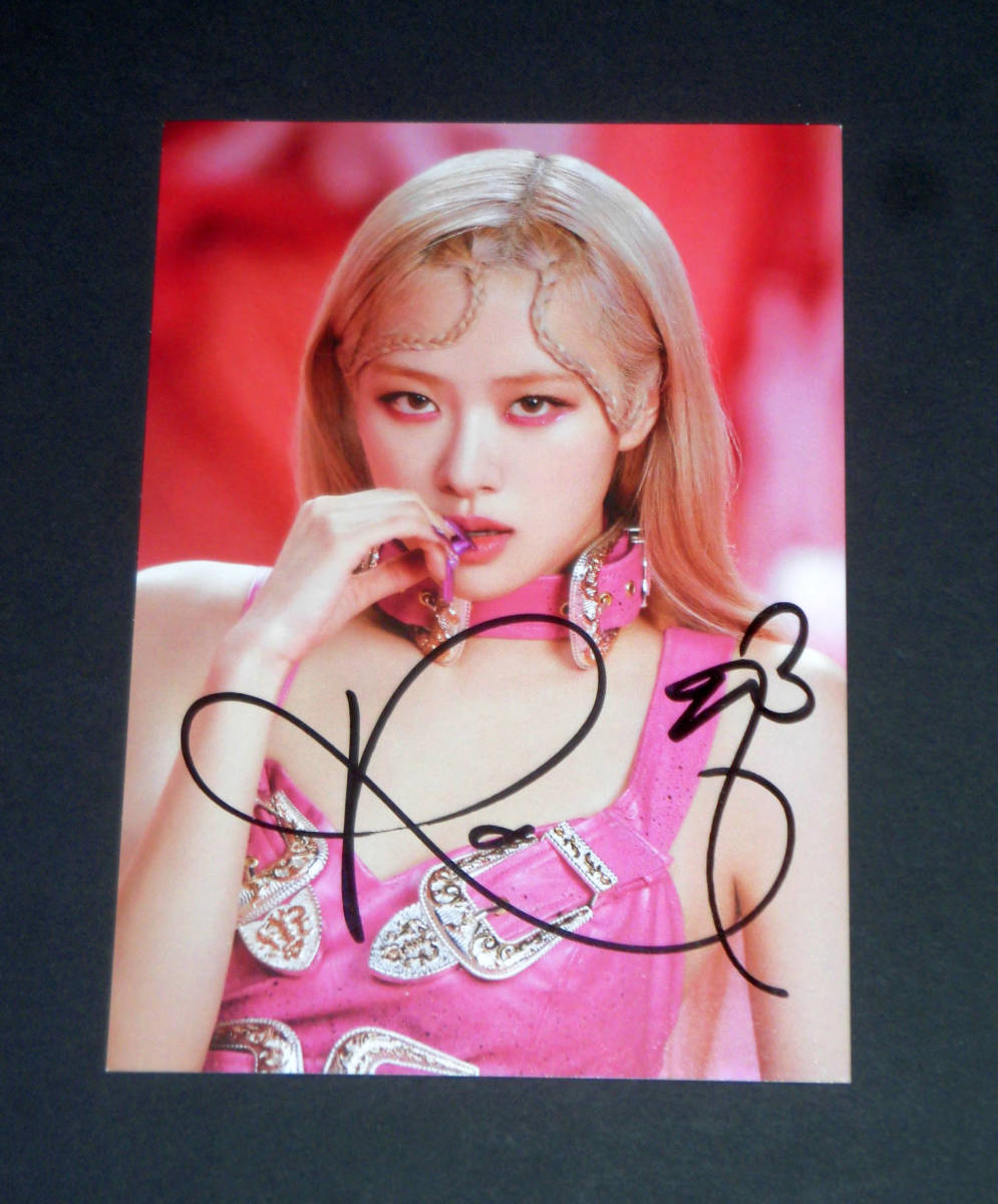 Yahoo!オークション - ロゼ (BLACKPINK) 直筆サイン入り・韓国アルバム