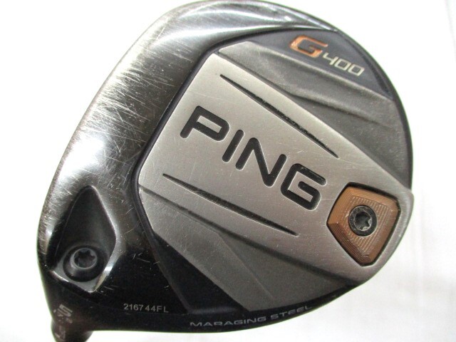 ピン G400 フェアウェイウッド レフティー #5 [ALTA J CB フレックス