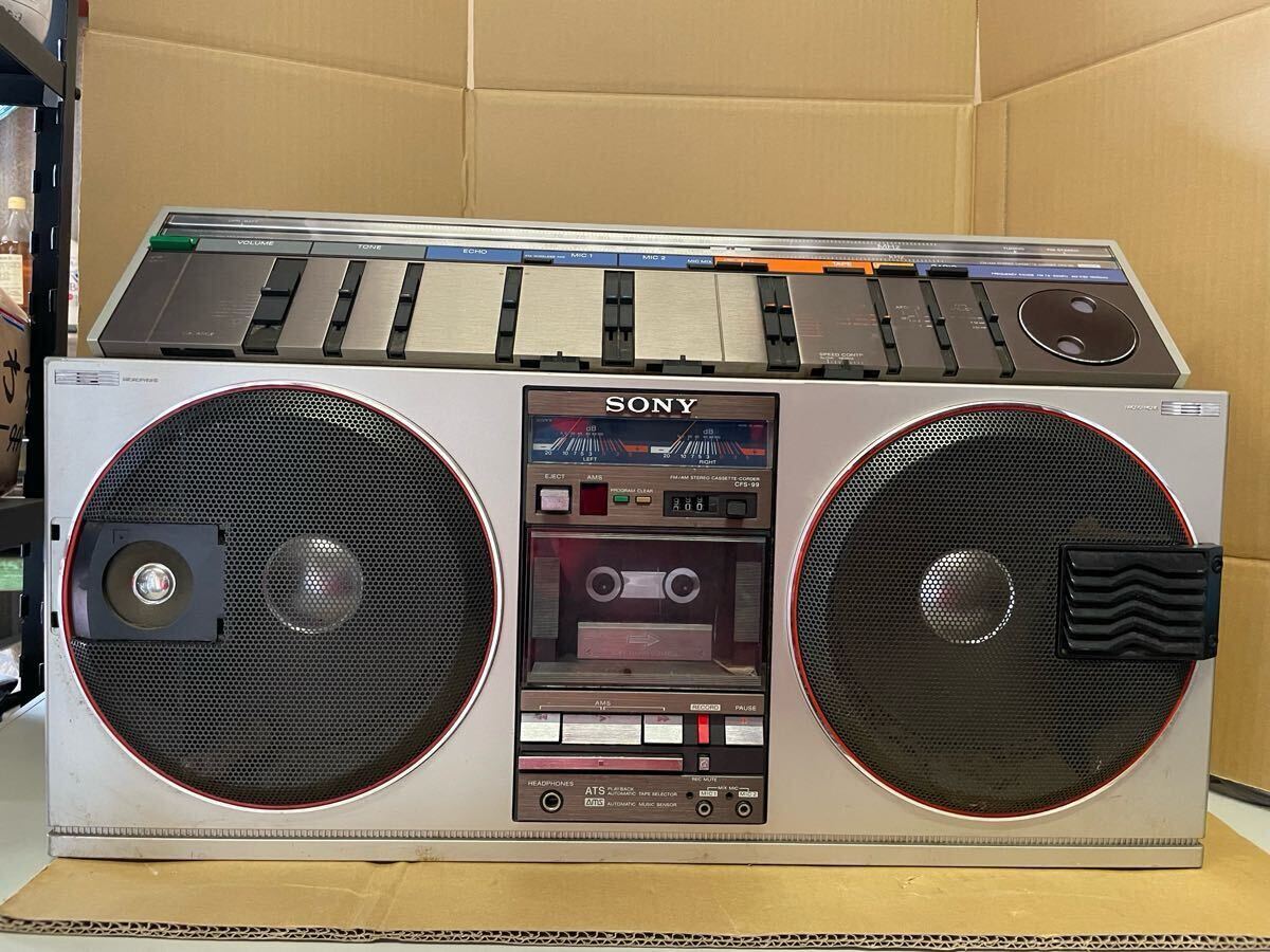 Yahoo!オークション -「ソニー cfs 99」(ラジカセ) (カセットデッキ)の