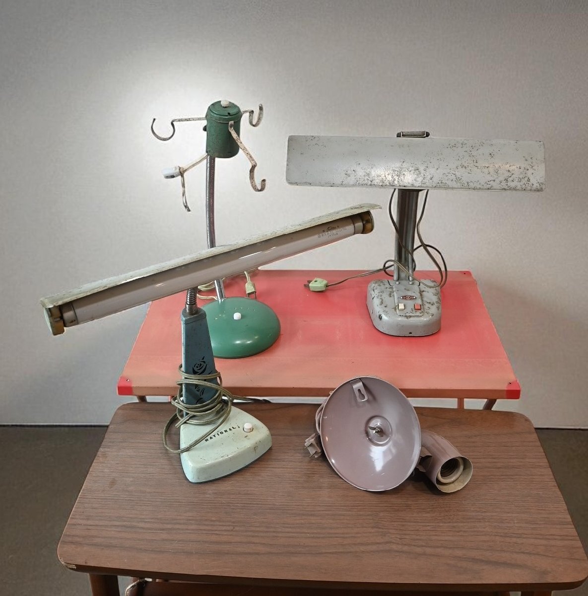 Yahoo!オークション -「ナショナル デスクスタンド」(照明) (電化製品