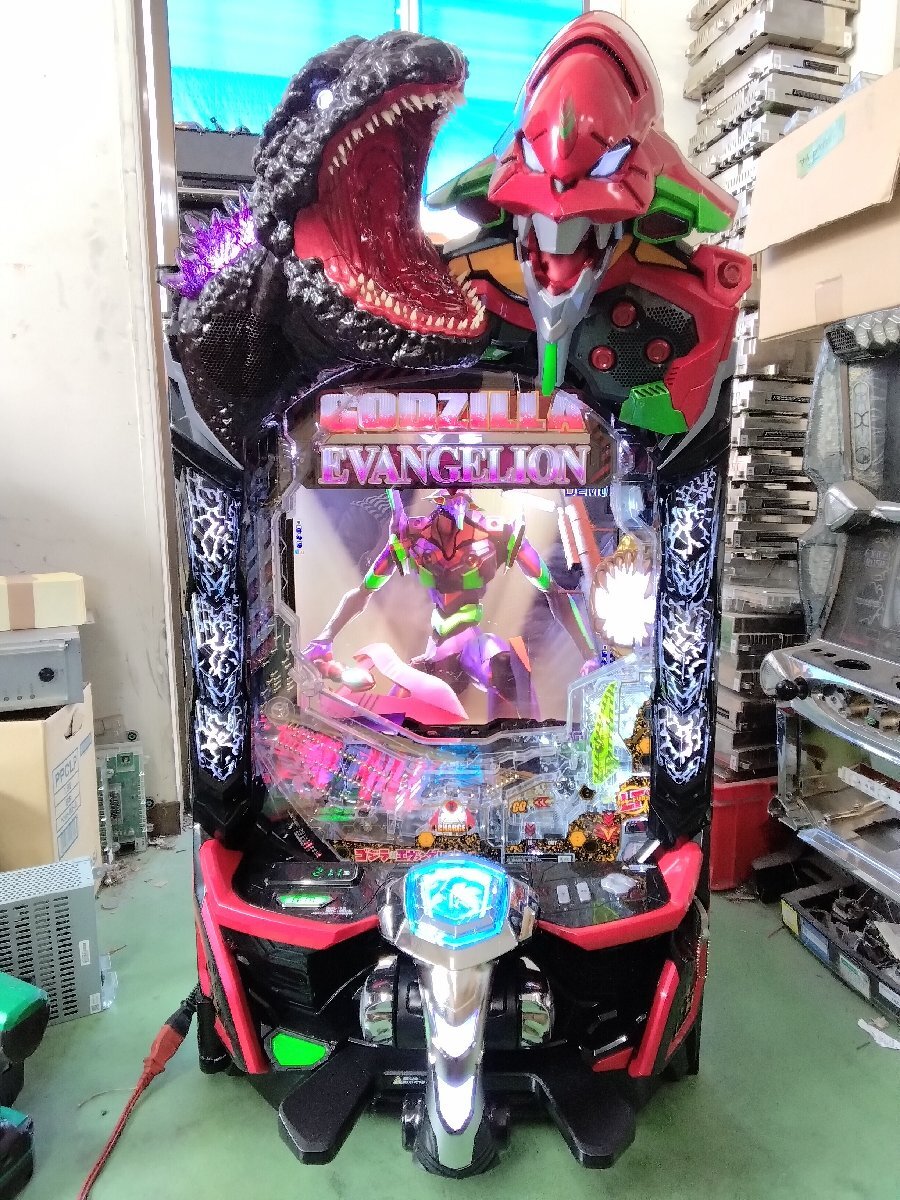 Yahoo!オークション -「ゴジラ対エヴァンゲリオン」(パチンコ実機