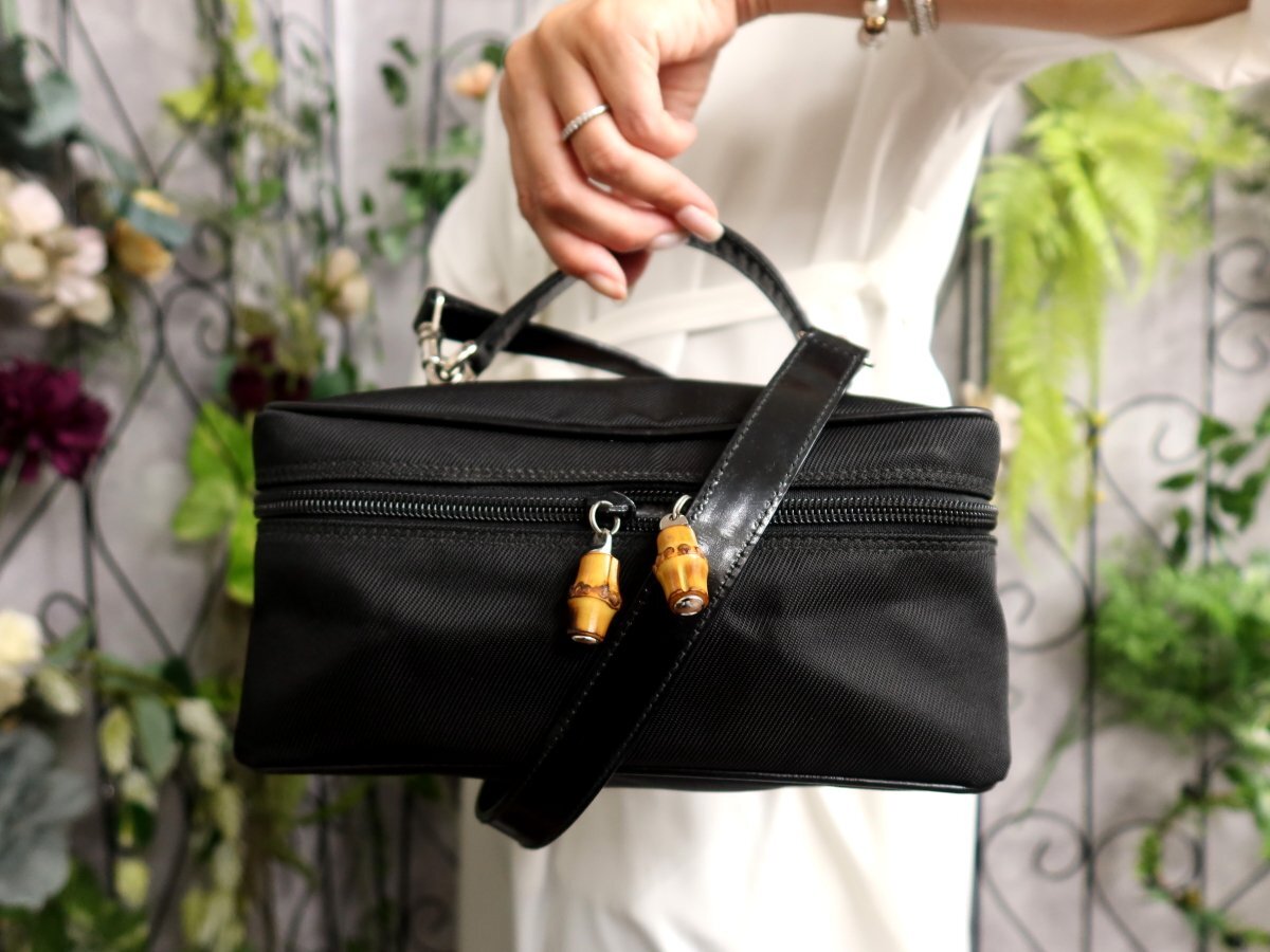 Yahoo!オークション -「グッチ エナメル ショルダー」(バンブーライン