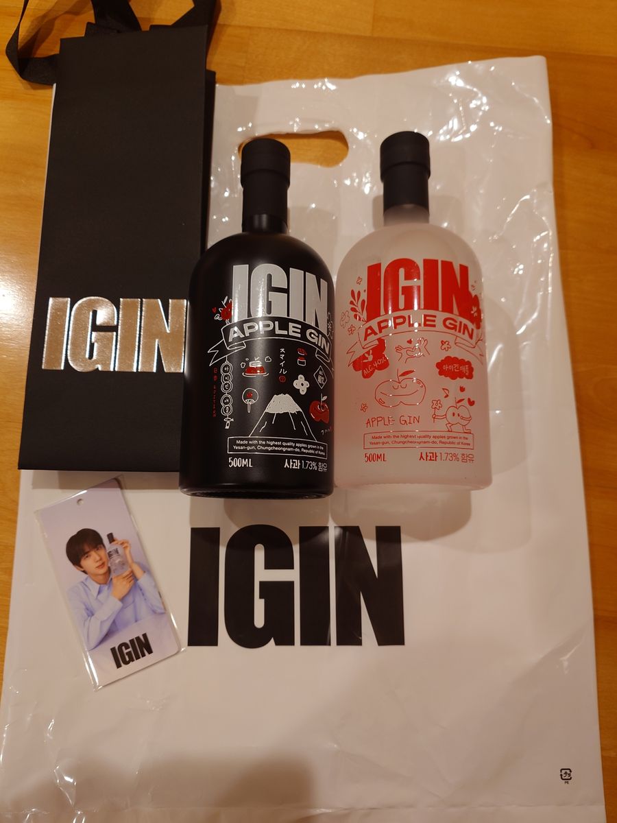 BTS JIN ジン IGIN 韓国限定 ホリデー ボックス クリスマス ピンク