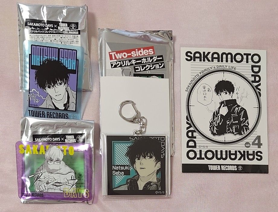 サカモトデイズ タワレコカフェ アクリルバッジ 神々廻 アクリルバッジ