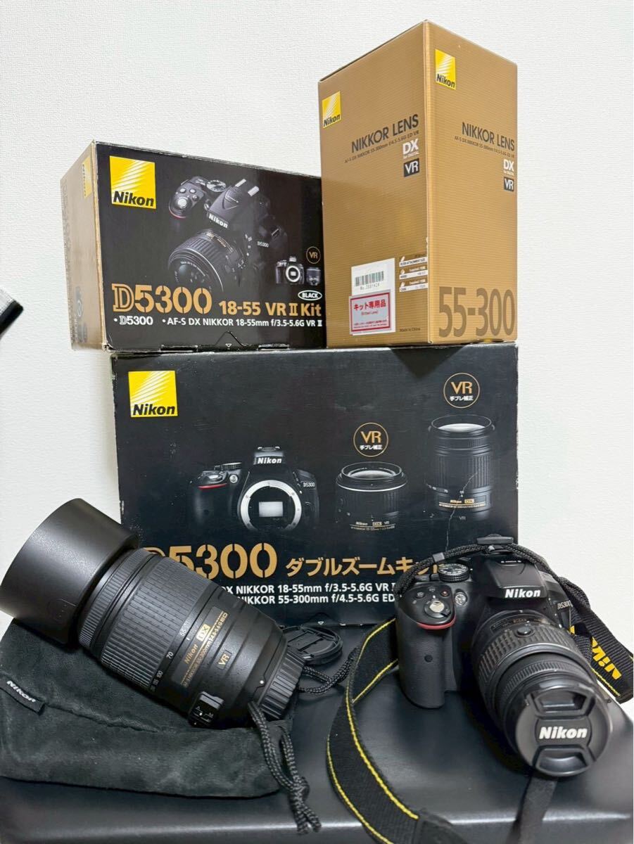 Yahoo!オークション -「ニコン d5300 ダブルズームキット」の落札相場