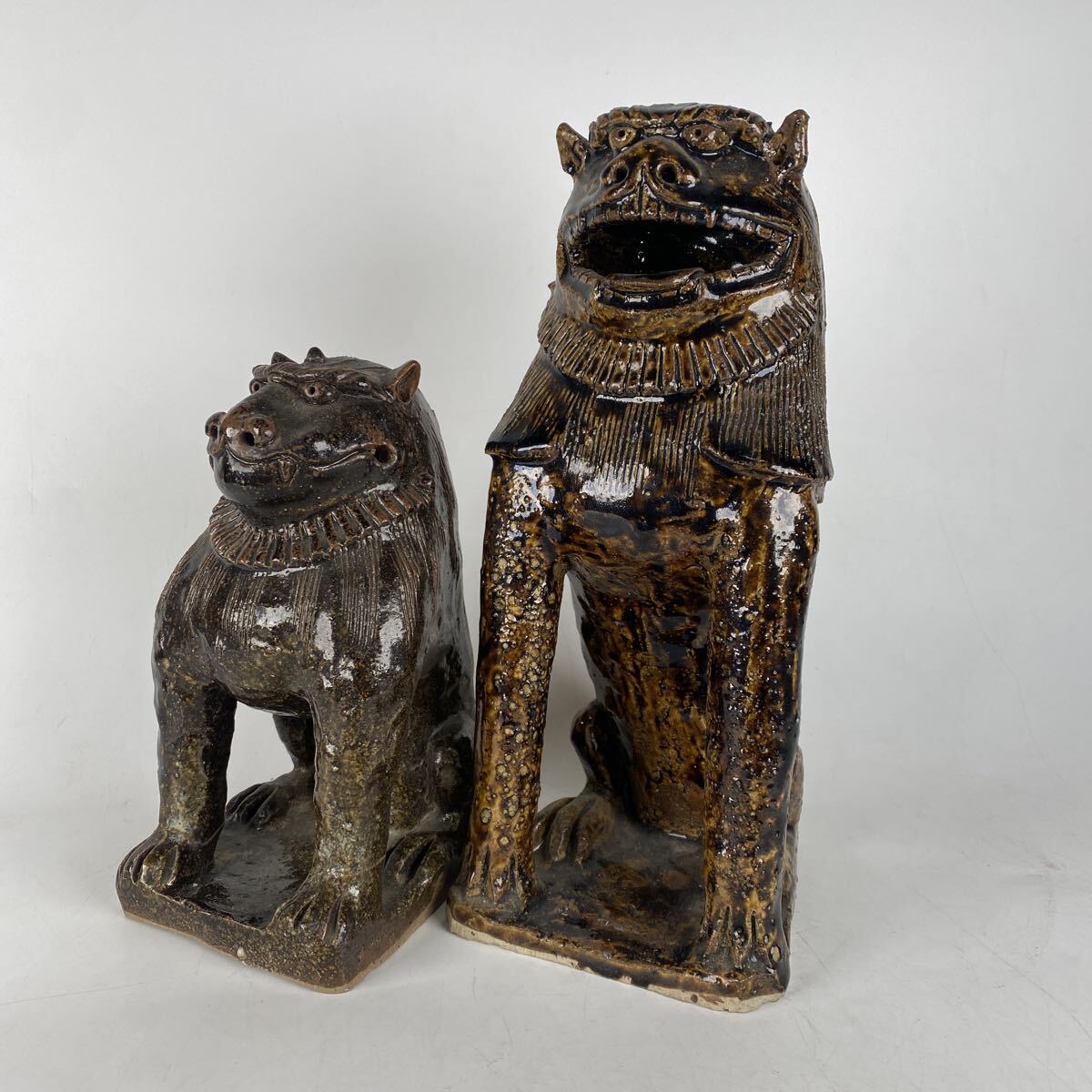 Yahoo!オークション -「瀬戸 狛犬」(日本の陶磁) (陶芸)の落札相場