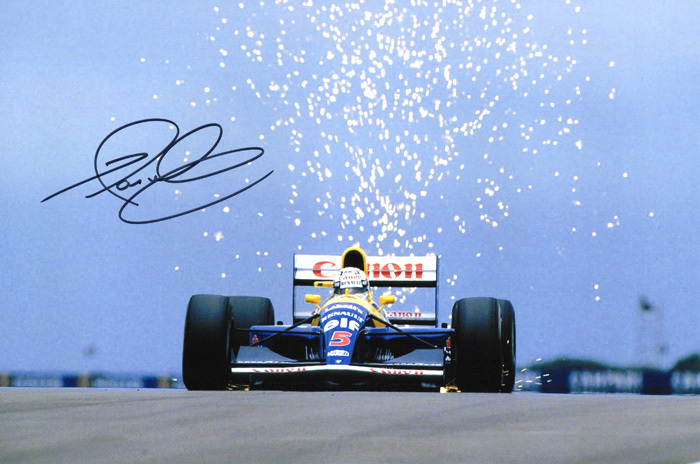 Yahoo!オークション -「ナイジェルマンセル直筆サイン」の落札相場