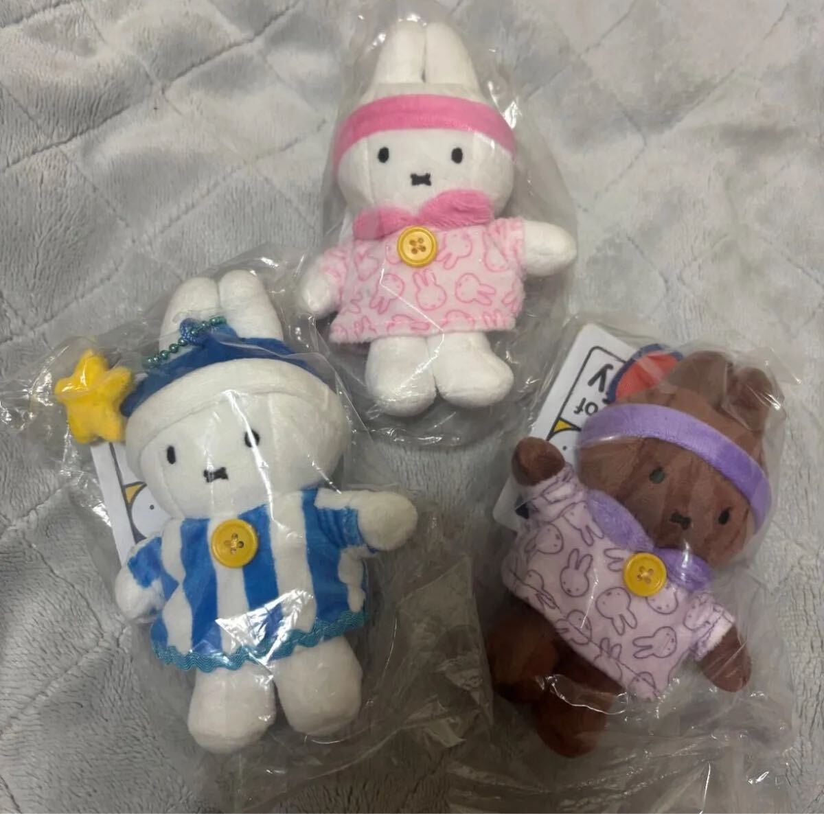 新品未使用】ミッフィー70th タイ限定 ぬいぐるみ パジャマ 3点