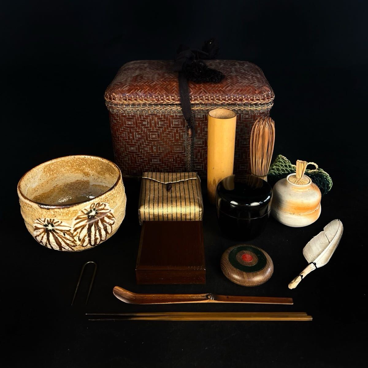 Yahoo!オークション -「茶道具 羽箒」(工芸品) の落札相場・落札価格