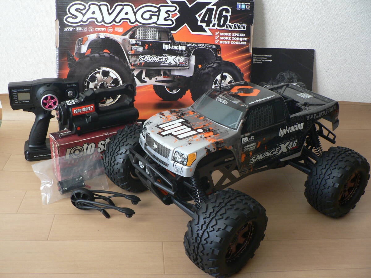 Yahoo!オークション -「hpi サベージ x」(完成品（エンジン）) (自動車