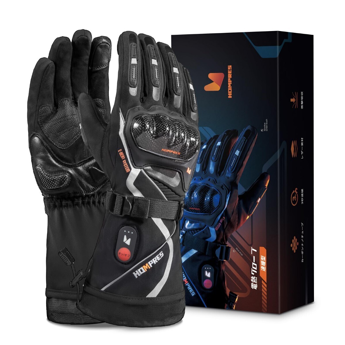Hompres ホンプレス 電熱グローブ 2024年式 puレザー XLサイズ｜Yahoo