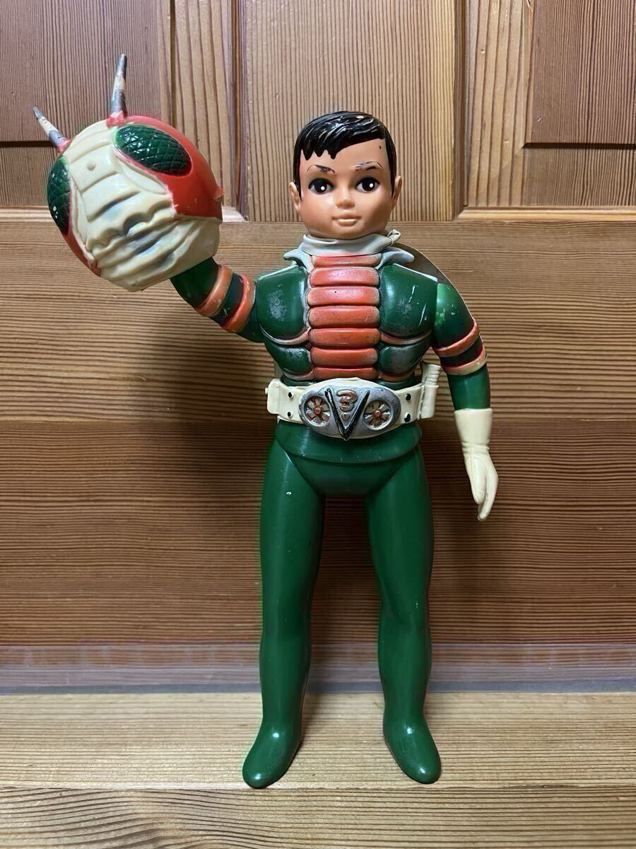Yahoo!オークション -「仮面ライダーv3 ソフビ」(ビンテージ) の落札