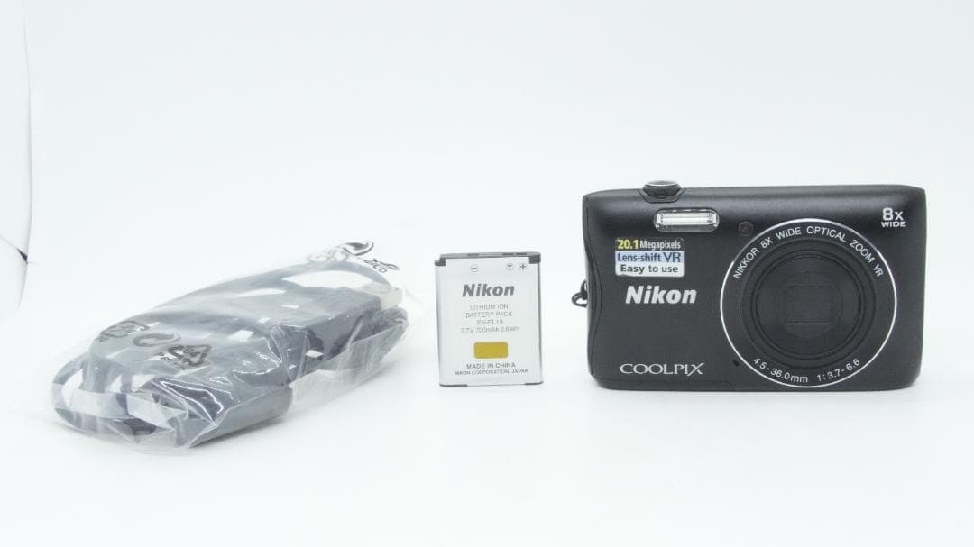 ニコン COOLPIX S3700 [ブラック] オークション比較 - 価格.com