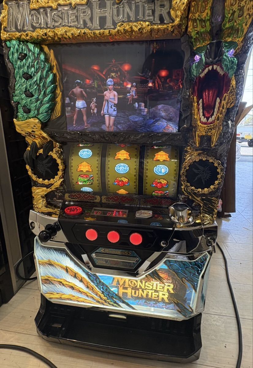 Yahoo!オークション -「モンスターハンター月下雷鳴」(パチスロ実機