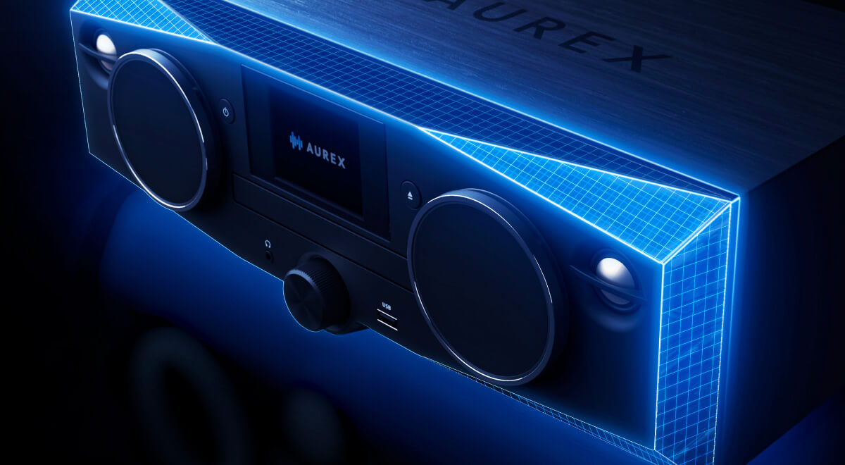 独自開発したDSP「AUREX Sound Processor」搭載～ CD/FM ワイヤレス