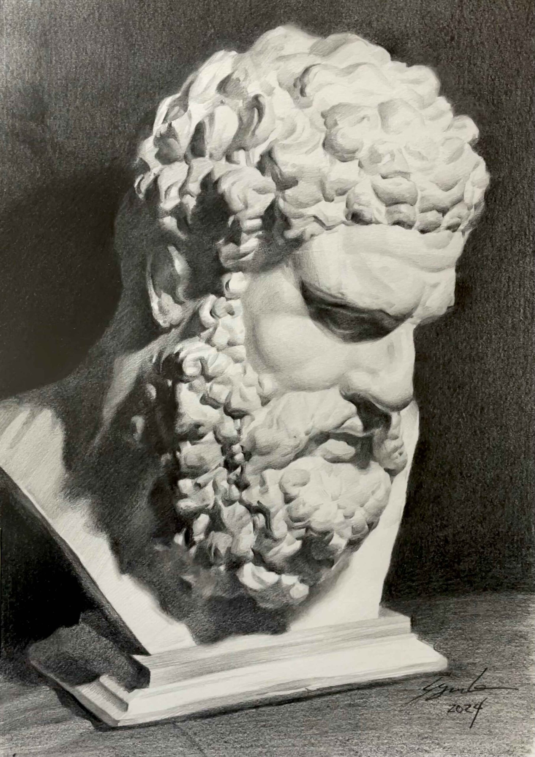 鉛筆デッサン：石膏像の描き方 by AZUMAs美術学院 | 大阪絵画教室