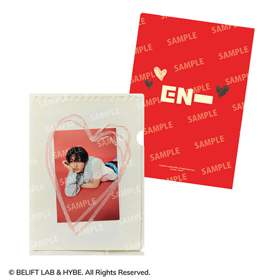 フラットガシャポン】ENHYPEN クリアファイルコレクション｜ガシャポン