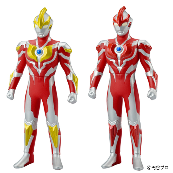 ウルトラマンギンガの7つの技を表したソフビ人形7体セットが商品化