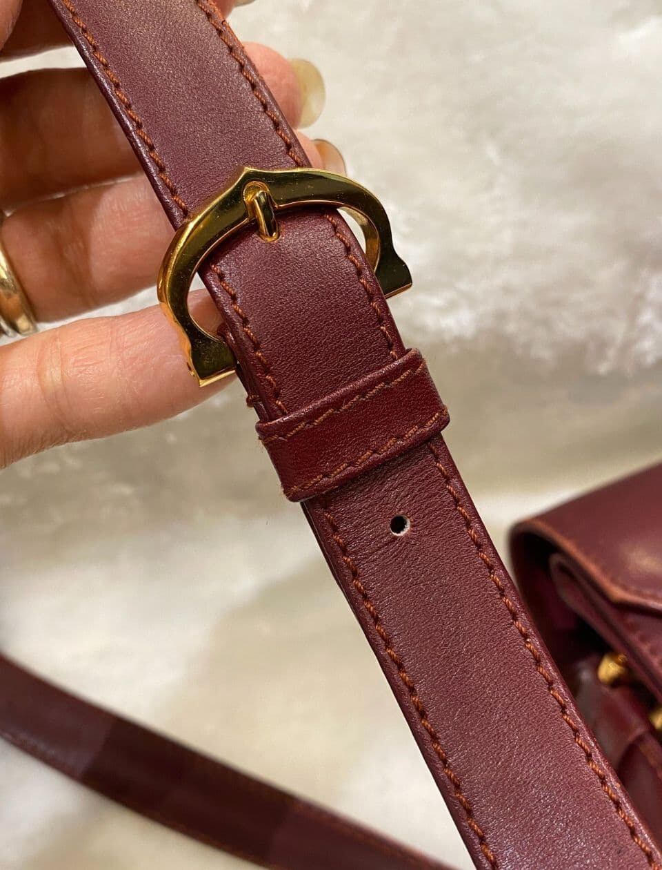 Cartier カルティエ マストライン ボルドー ショルダーバッグ マスト