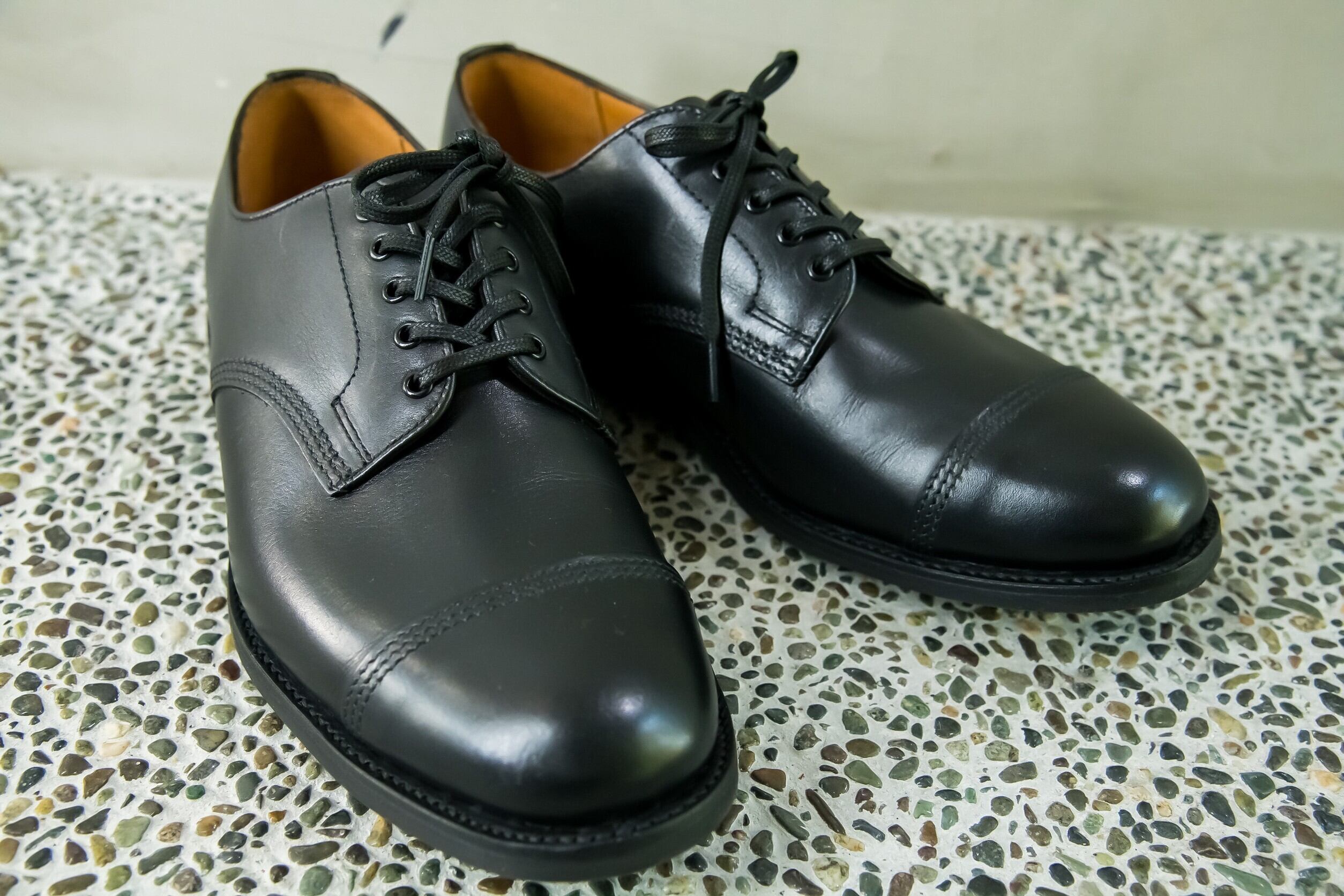 Sanders 別注 MILITARY DERBY ブラックカーフ | NOUVEL des HIOC