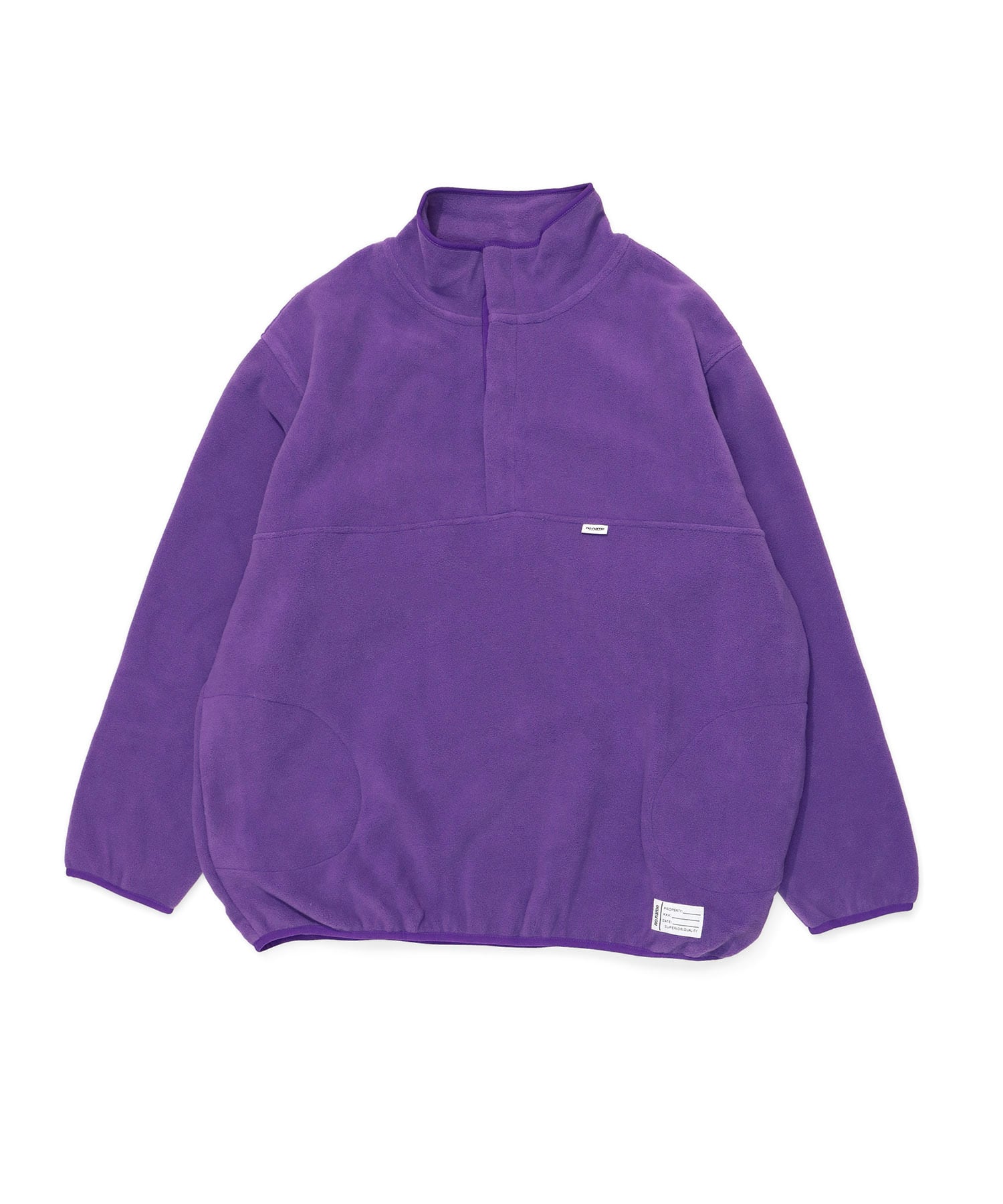 Half Snap Fleece Pullover / LILAC | no_name Online Store