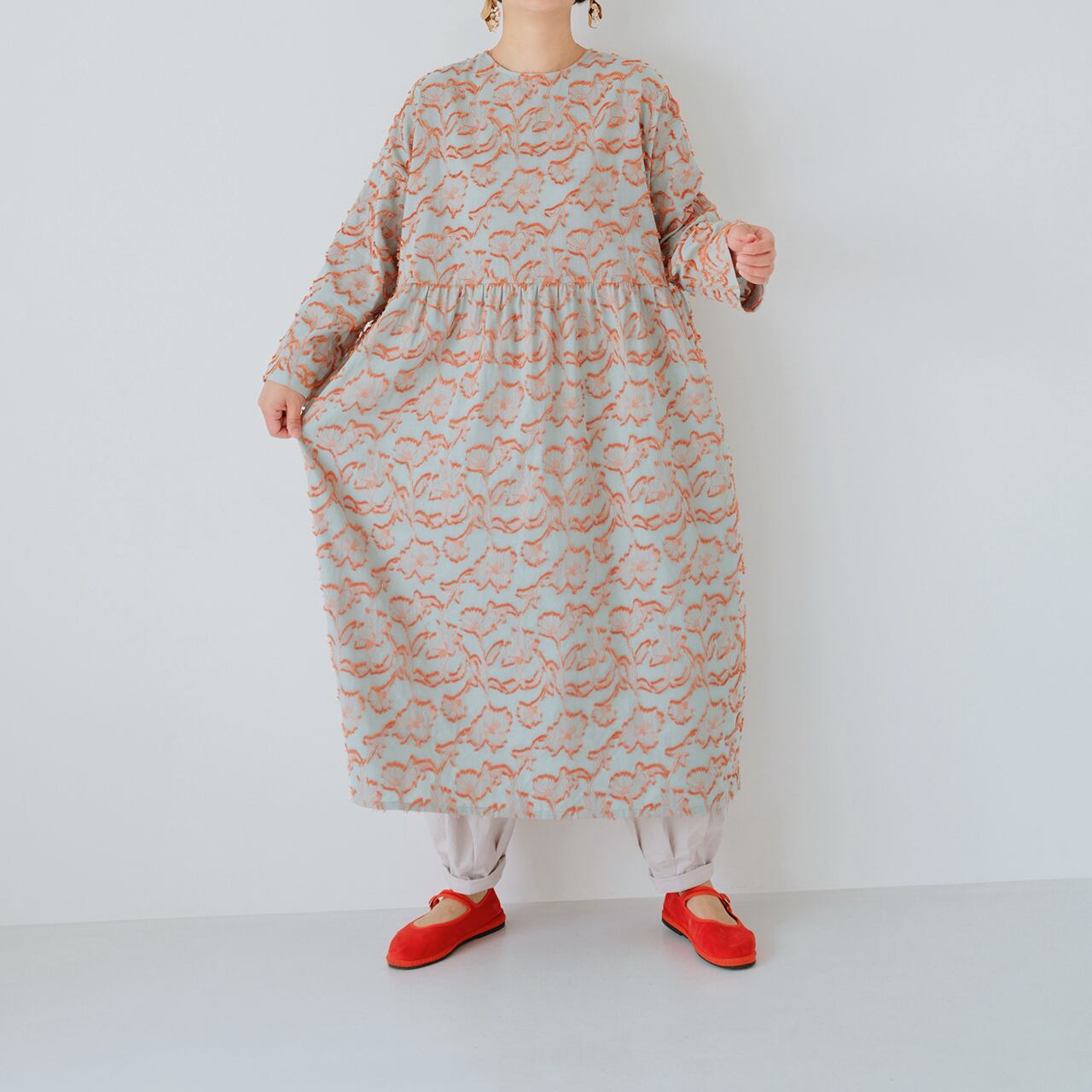 dookkara 2wayカットワークワンピース羽織 | dookkara