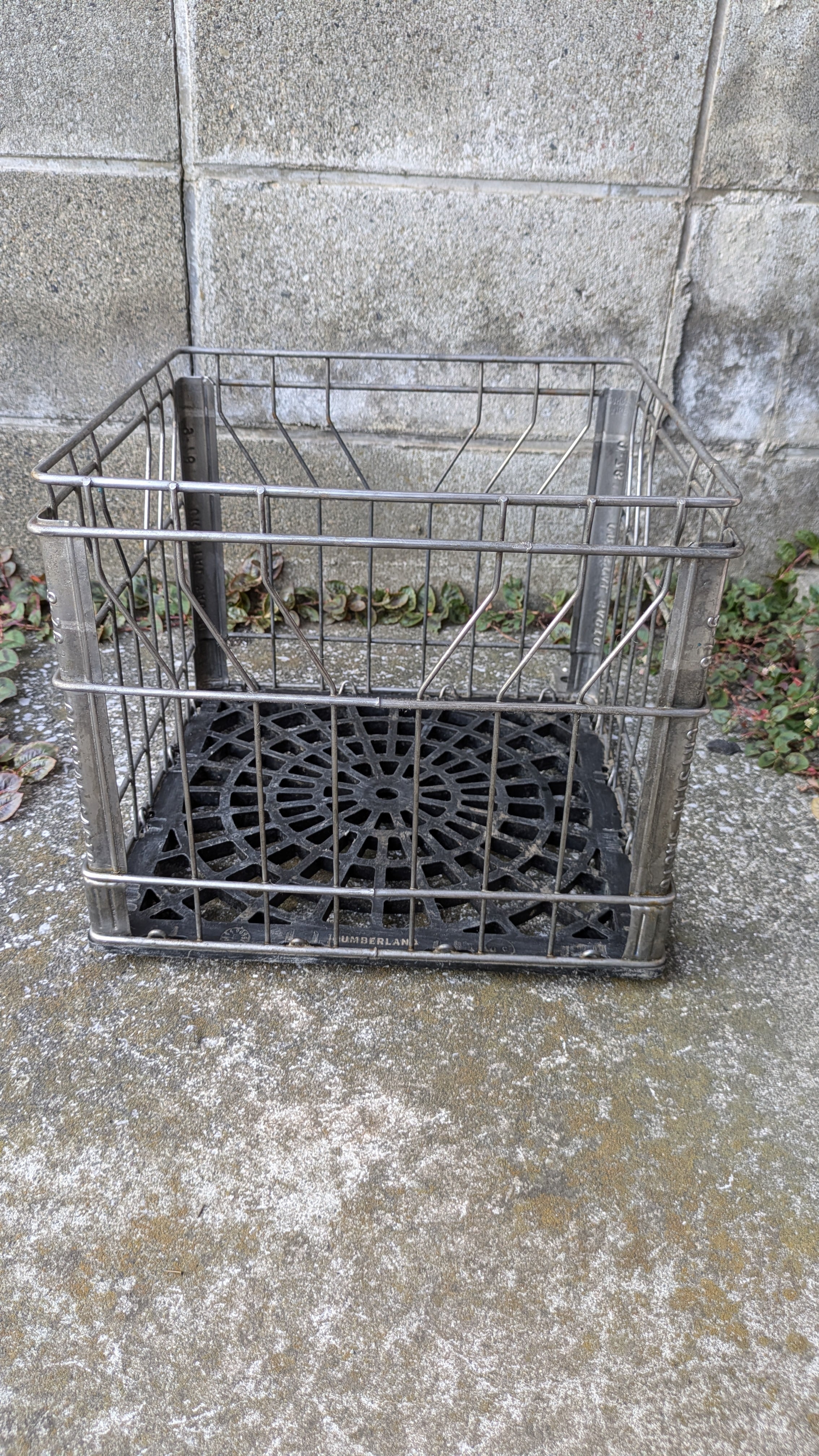 70's Vintage CRYSTAL SACTO WireCrate MetalBox Basket ビンテージ