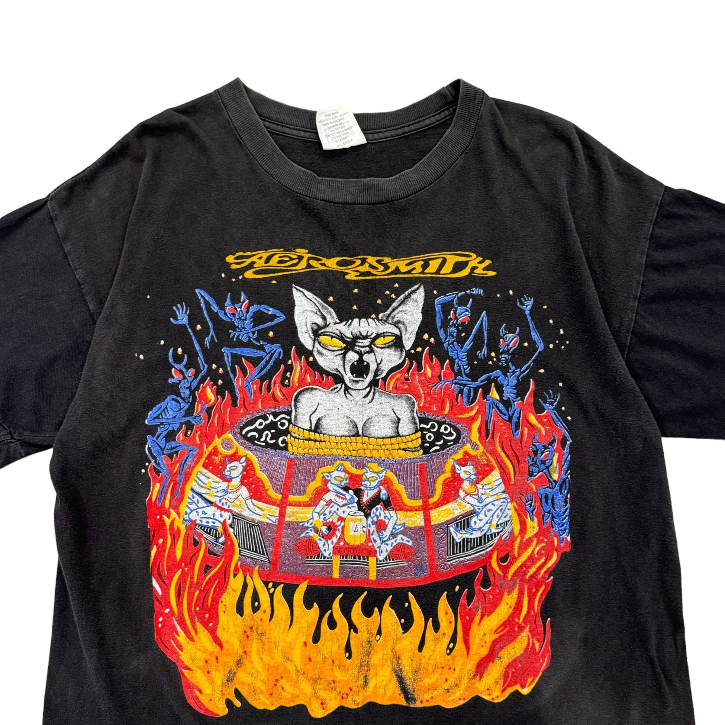 97's AEROSMITH NINE LIVES WORLD TOUR T-shirt L | one day store tee