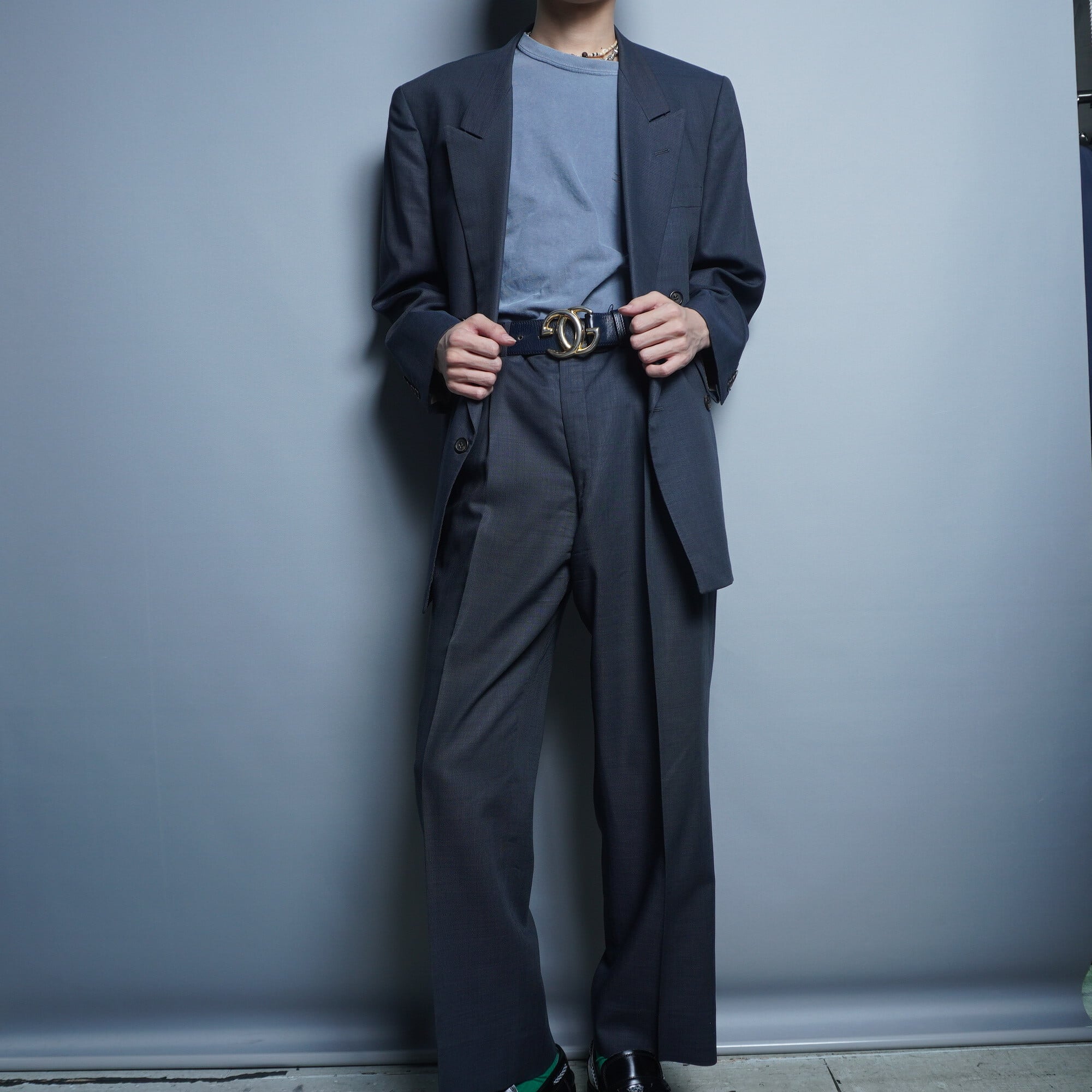 Christian Dior】クリスチャンディオール ダブルウールセットアップ