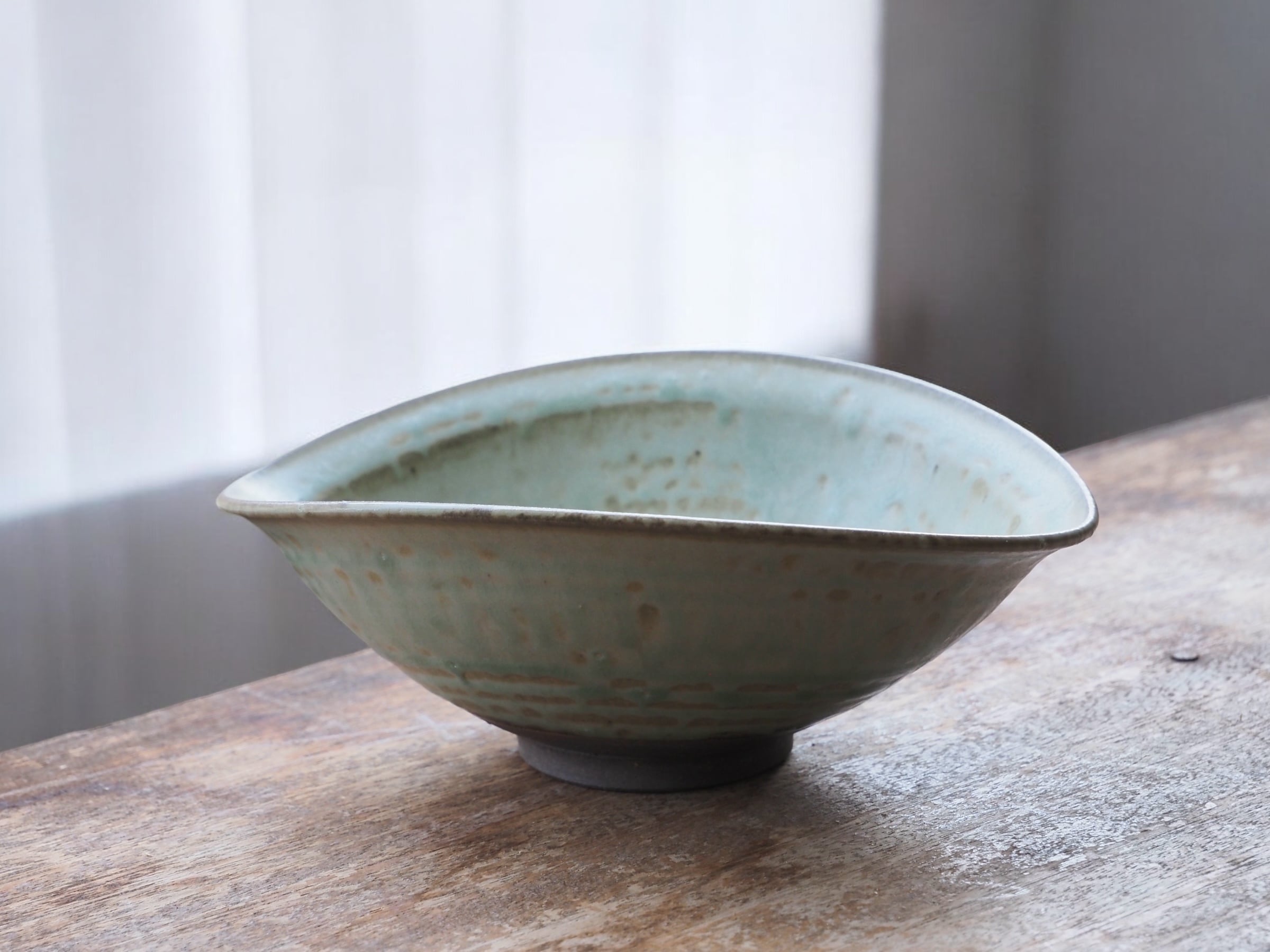 市野耕 彩色灰釉 6寸楕円鉢 （丹波） | 陶器の通販 和食器 ｜うつわの