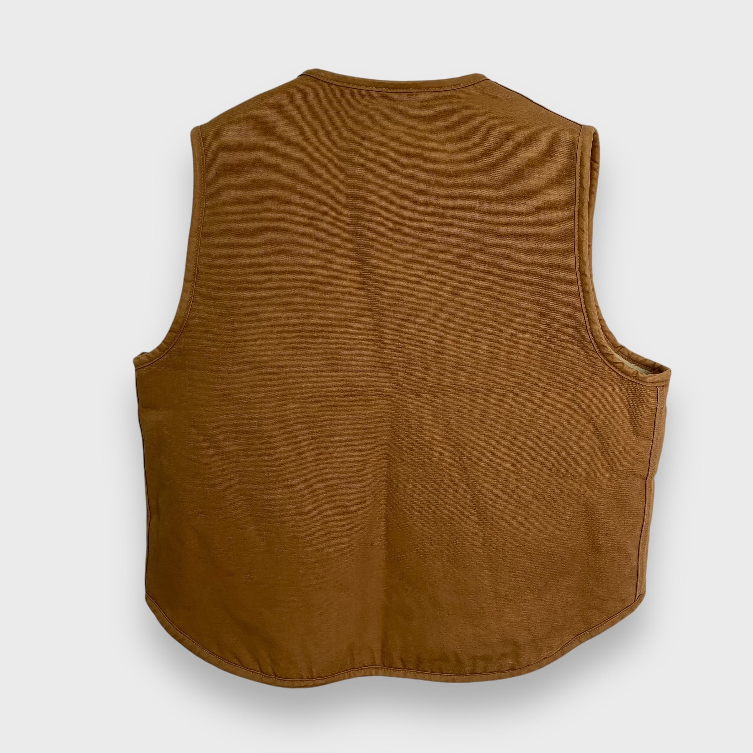 70s Carhartt ダックベスト USA製 裏ボアXL スコービルジップ | 古着屋 Uan