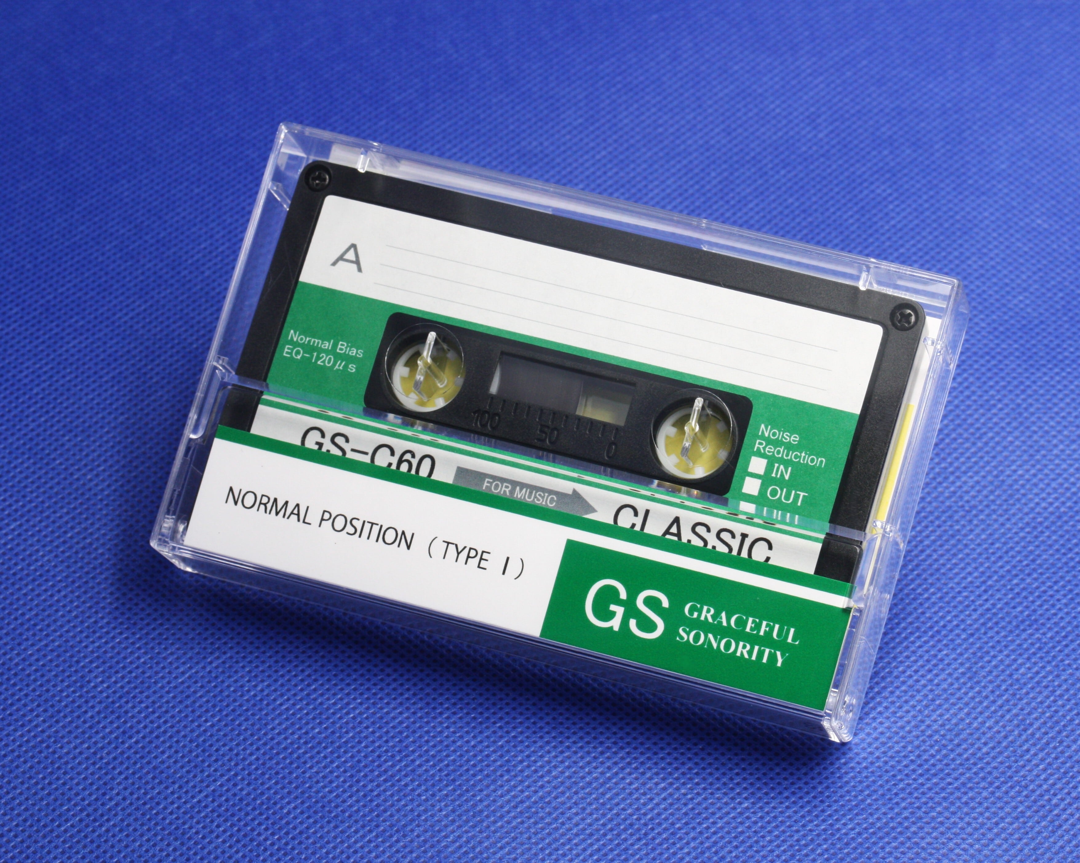 C80＜スカイブルー＞オリジナルデザイン・カセットテープ | 向実庵