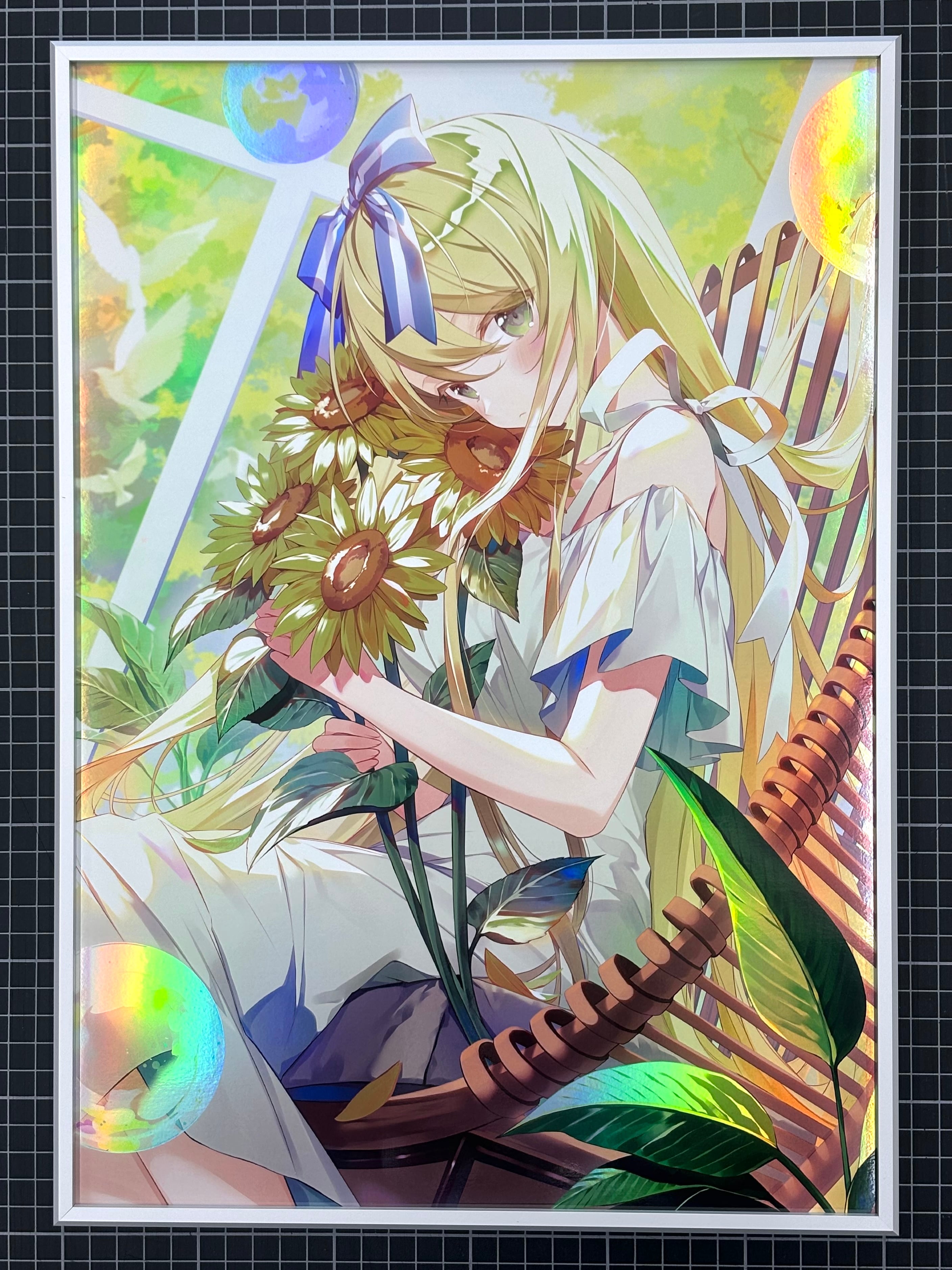 書泉POPUP展示品】オーロラアート A3サイズ 藤ちょこ「絵守未來