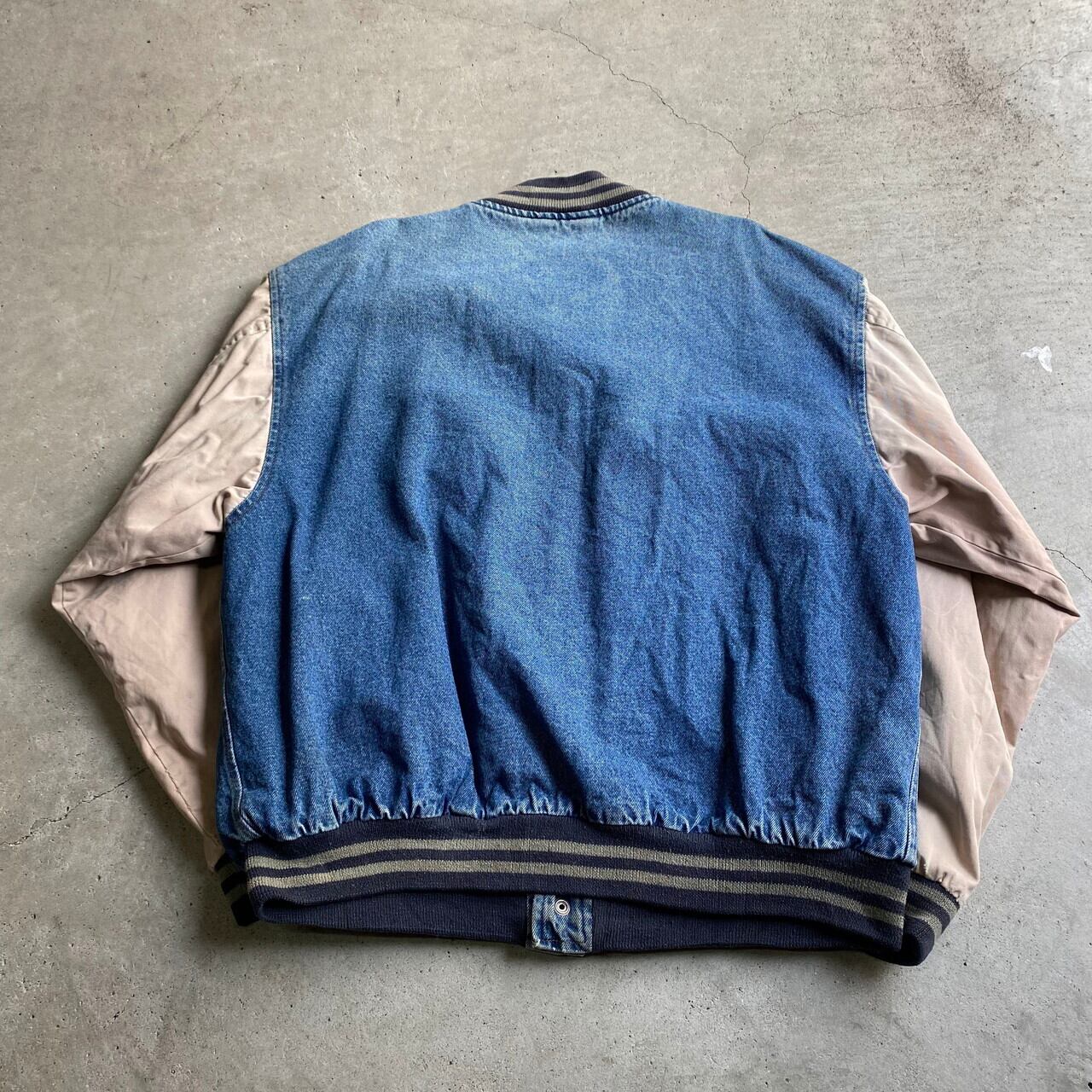 Great Land デニムスタジャン デニムジャケット 袖切替 メンズL 古着